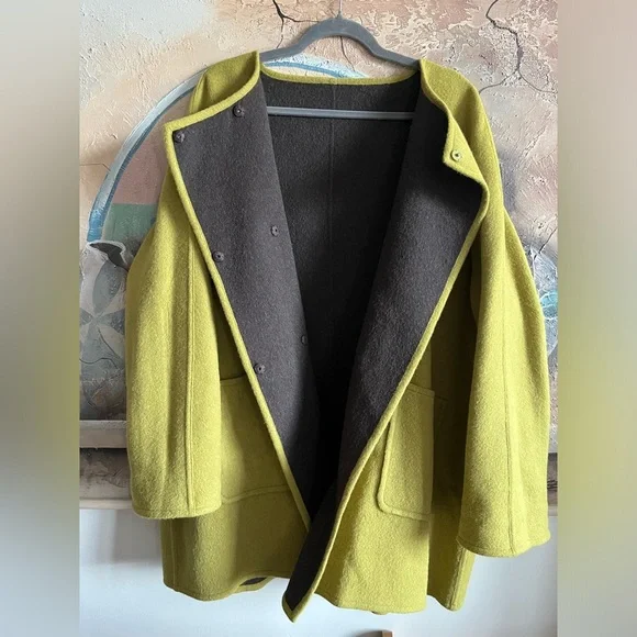 Beyond Threads Reversible Alpaca Car Coat (2-sided) - Picture 12 of 16